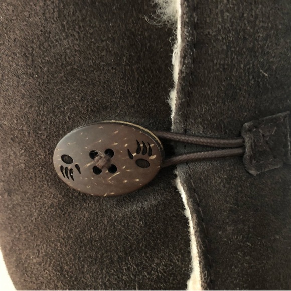 BearPaw Expresso Brown Wool Boots - Picture 2 of 3